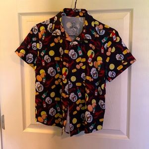 Youth Bucee’s Button Down Crawfish Shirt